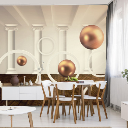 Fototapeta Nowoczesne Kule 3D