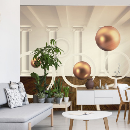 Fototapeta Nowoczesne Kule 3D