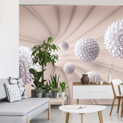 Fototapeta Kule 3D W Tunelu