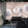 Fototapeta Kule 3D W Tunelu