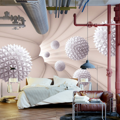 Fototapeta Kule 3D W Tunelu