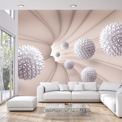 Fototapeta Kule 3D W Tunelu