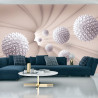Fototapeta Kule 3D W Tunelu