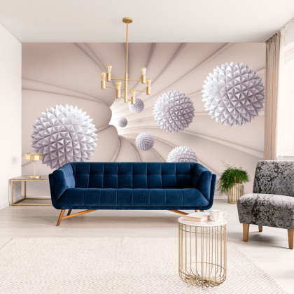 Fototapeta Kule 3D W Tunelu