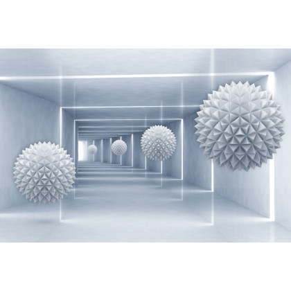 Fototapeta Kule 3D W Tunelu