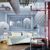 Fototapeta Kule 3D W Tunelu