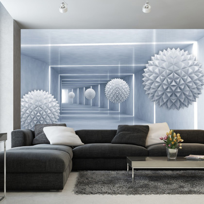 Fototapeta Kule 3D W Tunelu