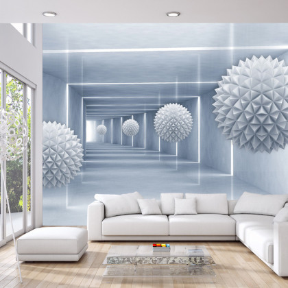 Fototapeta Kule 3D W Tunelu