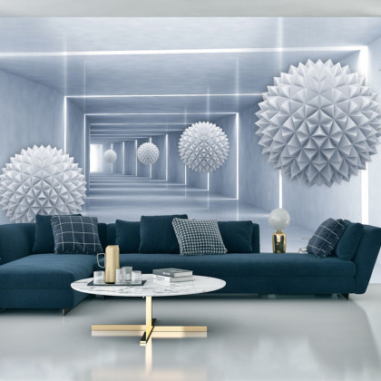 Fototapeta Kule 3D W Tunelu
