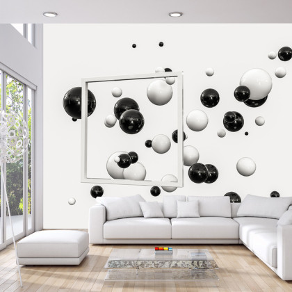Fototapeta Kule 3D Czarno-Białe