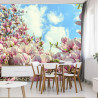 Fototapeta Kolorowa Kwitnąca Magnolia