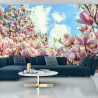 Fototapeta Kolorowa Kwitnąca Magnolia