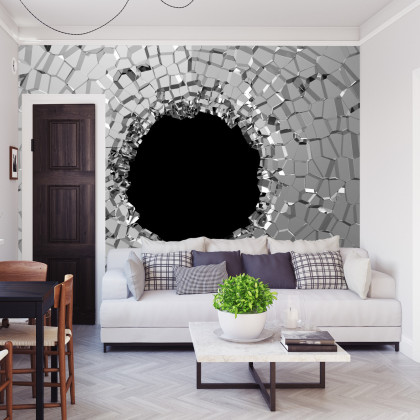 Fototapeta Abstrakcyjny Tunel Efekt 3D