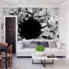 Fototapeta Dziura W Betonowej Ścianie 3D