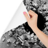 Fototapeta Dziura W Betonowej Ścianie 3D