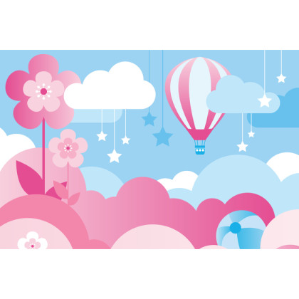 Fototapeta Balon W Chmurach