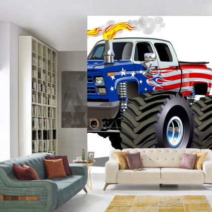 Fototapeta Amerykański Monster Truck