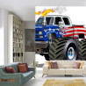 Fototapeta Amerykański Monster Truck