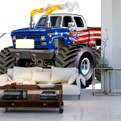 Fototapeta Amerykański Monster Truck