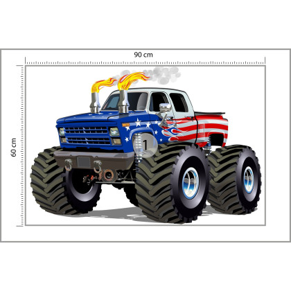 Fototapeta Amerykański Monster Truck