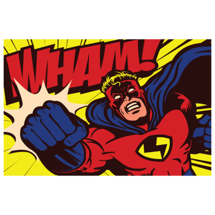 Fototapeta Komiksowy Superbohater