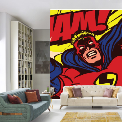 Fototapeta Komiksowy Superbohater