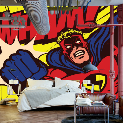 Fototapeta Komiksowy Superbohater