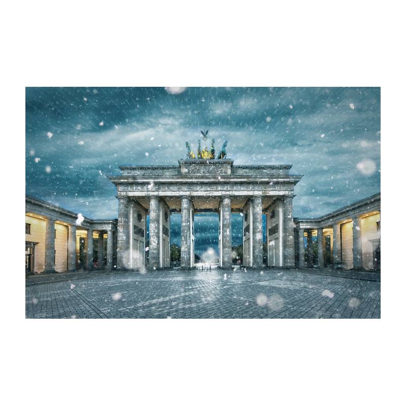 Fototapeta Brama Brandenburska Zimą