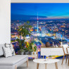 Fototapeta Berlin Z Lotu Ptaka Nocą