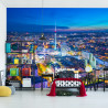 Fototapeta Berlin Z Lotu Ptaka Nocą