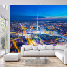 Fototapeta Berlin Z Lotu Ptaka Nocą
