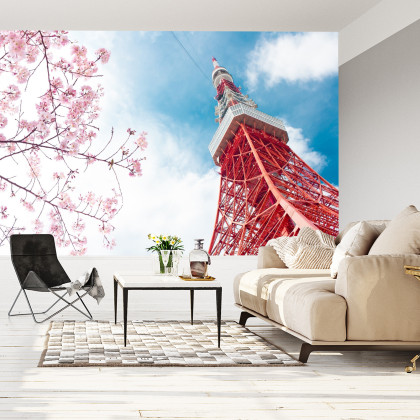 Fototapeta Tokyo Tower Na Tle Nieba