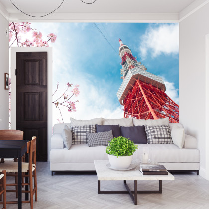 Fototapeta Tokyo Tower Na Tle Nieba