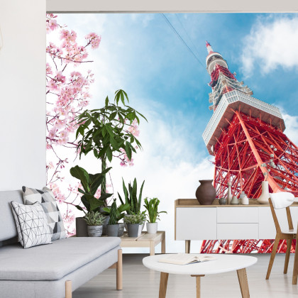 Fototapeta Tokyo Tower Na Tle Nieba