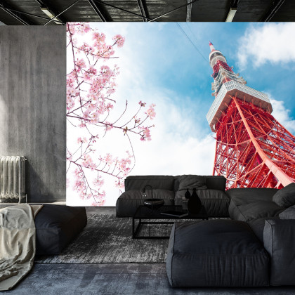 Fototapeta Tokyo Tower Na Tle Nieba