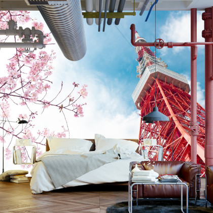 Fototapeta Tokyo Tower Na Tle Nieba