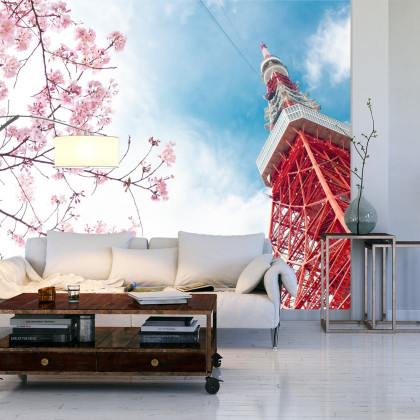Fototapeta Tokyo Tower Na Tle Nieba