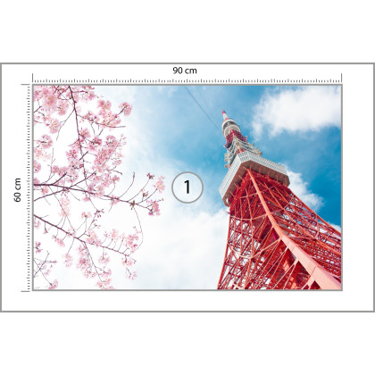 Fototapeta Tokyo Tower Na Tle Nieba