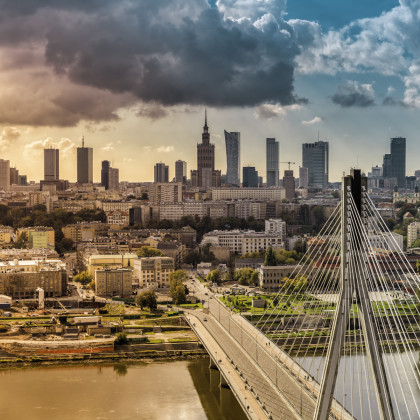 Fototapeta Warszawska Panorama