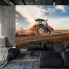 Fototapeta Traktor Pracujący Na Polu