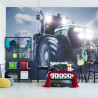 Fototapeta Pędzący Traktor Nocą