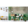 Fototapeta Tropikalne Rośliny Na Abstrakcyjnym Tle