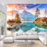 Fototapeta Jezioro Hintersee W Bawarii W Niemczech