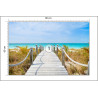 Fototapeta Ścieżka Na Karaibskiej Plaży