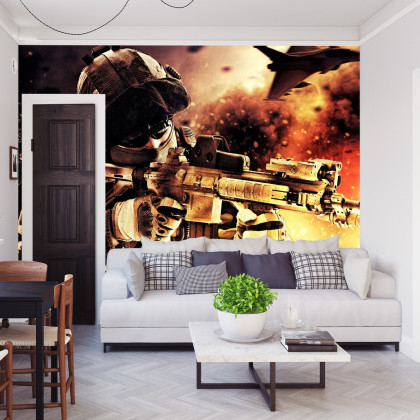 Fototapeta Spadochroniarze Francuskiego 1 Pułku