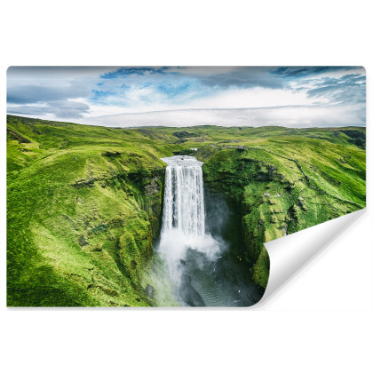 Fototapeta Widok Z Lotu Ptaka Na Wodospad 3D