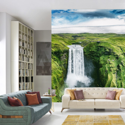 Fototapeta Widok Z Lotu Ptaka Na Wodospad 3D
