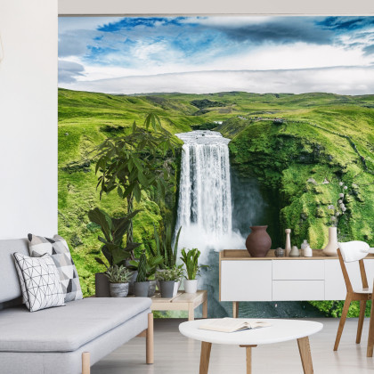 Fototapeta Widok Z Lotu Ptaka Na Wodospad 3D