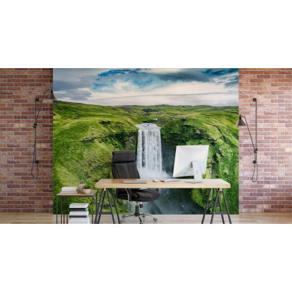 Fototapeta Widok Z Lotu Ptaka Na Wodospad 3D