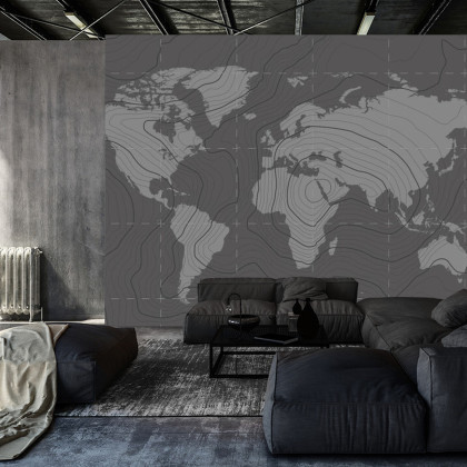 Fototapeta Nowoczesna Mapa Świata
